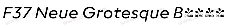 F37 Neue Grotesque B字体转换